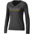 Gear Women's Tri-Blend LS V-Neck Tee Gunsmoke