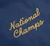 Homefield Marquette 1977 NCAA Coaches Jacket Navy
