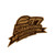 1977 50th Anniversary Wood Wall Hanging Cherry