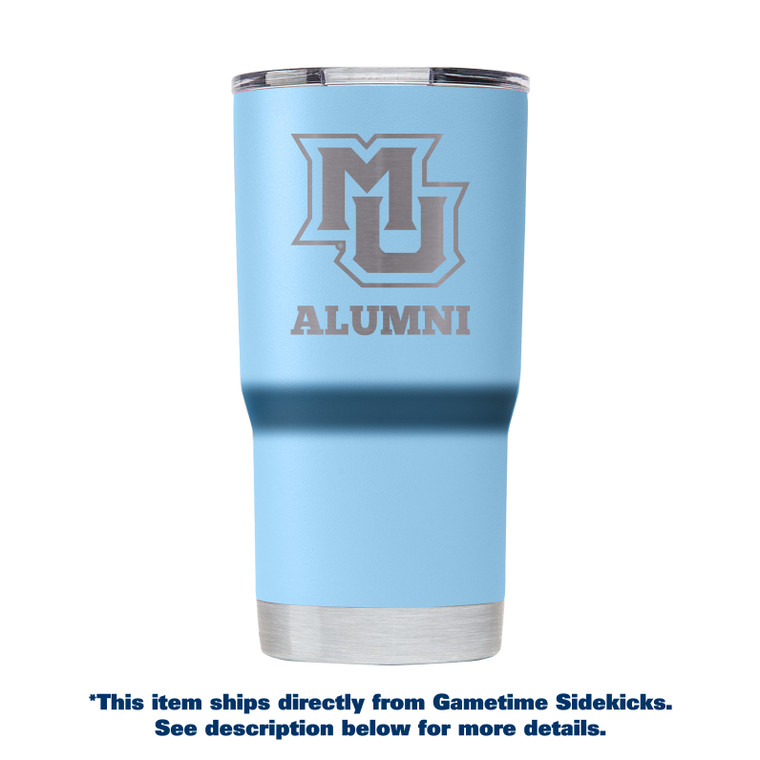 Marquette 20oz Blue Alumni Tumbler