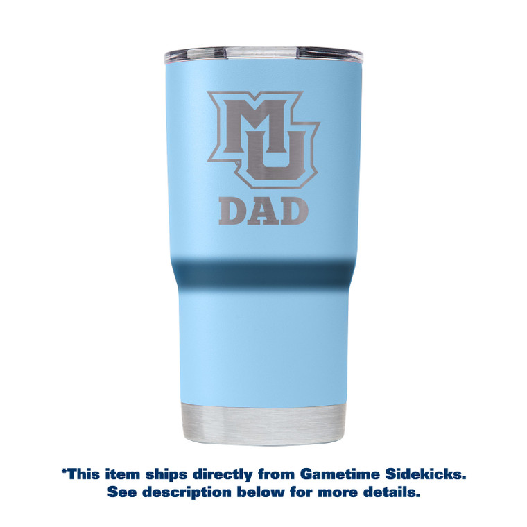 Marquette 20oz Blue Dad Tumbler