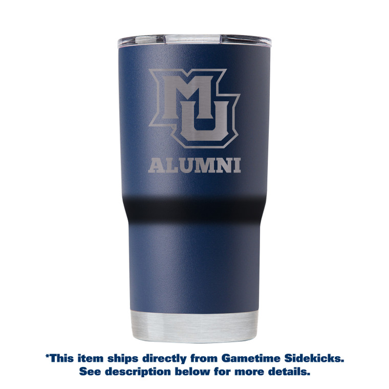 Marquette 20oz Navy Alumni Tumbler
