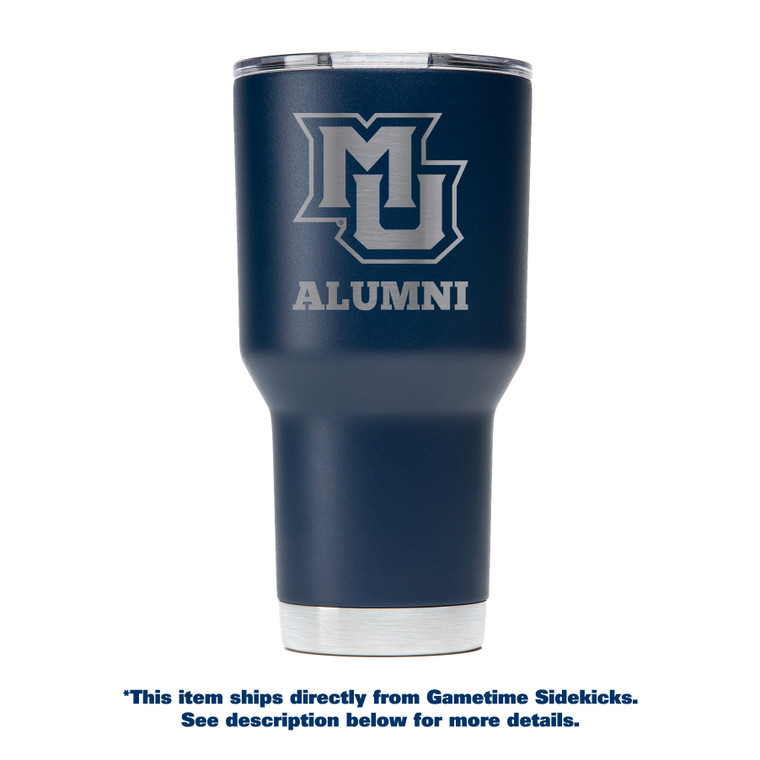 Marquette 30oz Navy Alumni Tumbler