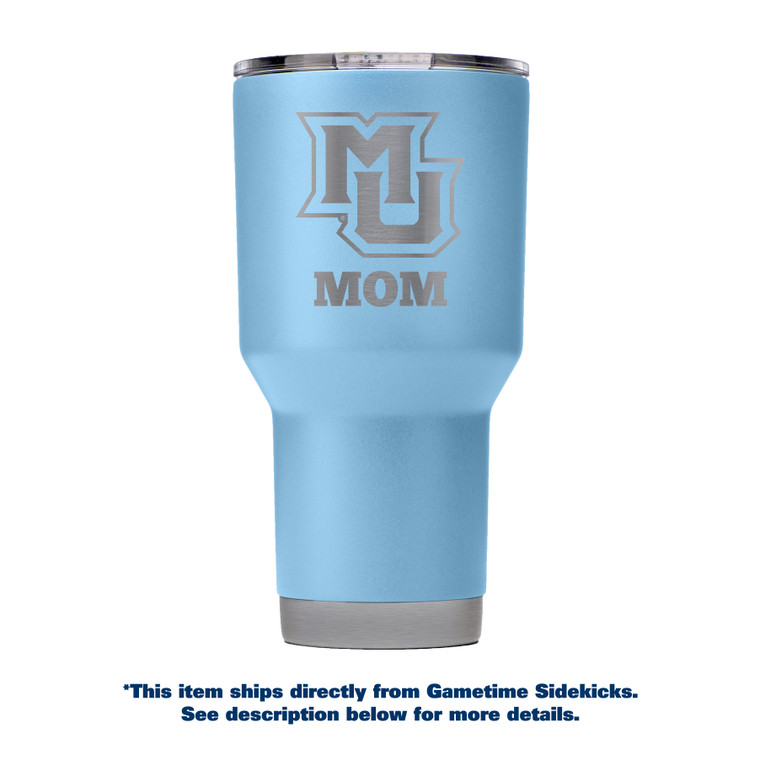 Marquette 30oz Blue Mom Tumbler