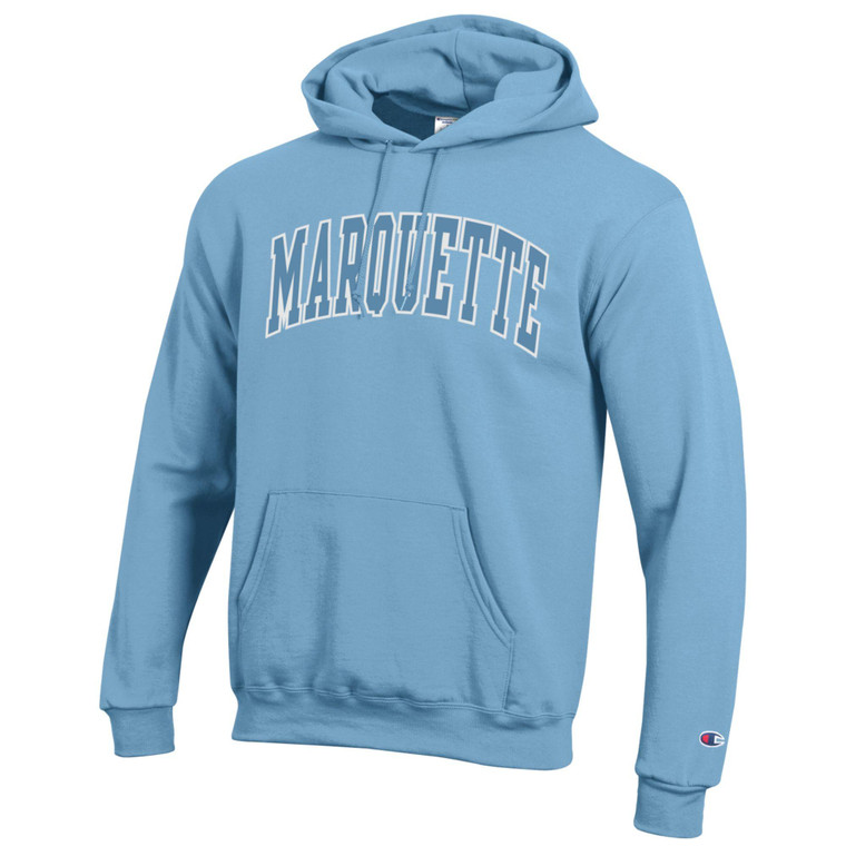 Champion Tonal Versa Twill Fashion Hooded Sweatshirt - Denim Blue