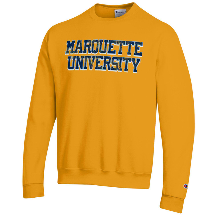 Champion Two Line Crew Sweatshirt - Gold