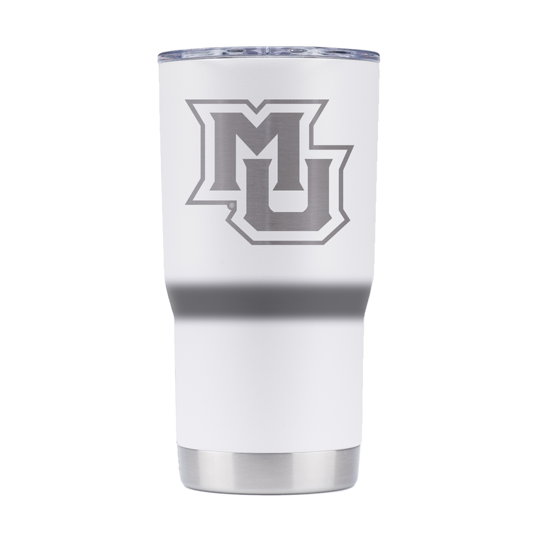 Gametime Sidekicks MU Etched 20oz Tumbler - White