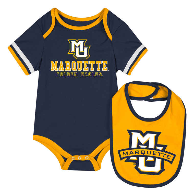 Colosseum Infant Onesie and Bib Set - Navy