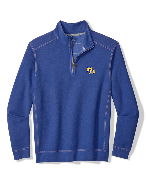 Tommy Bahama Montego Bay Half Zip - Blue