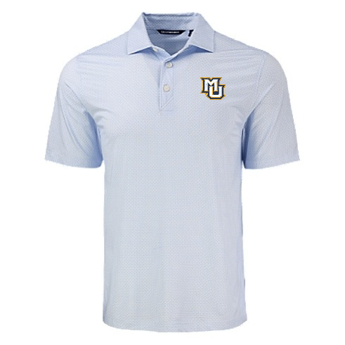 Pike Eco Diamond Dot Print Recycled Mens Big & Tall Polo - Atlas