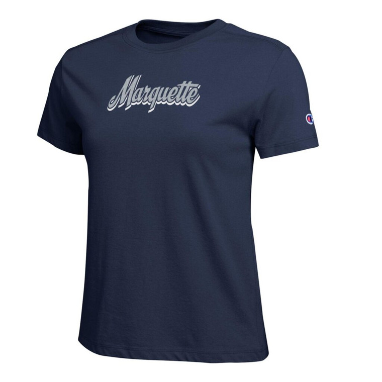 Champion Women's Core Glitter Tee Navy