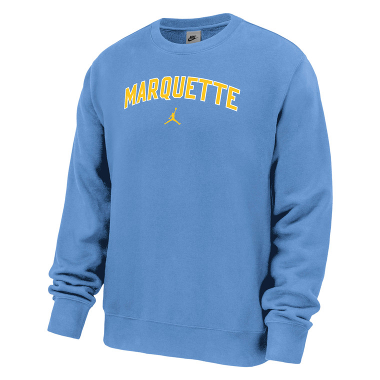 Nike Straight Line Marquette Crew Sweatshirt - Blue