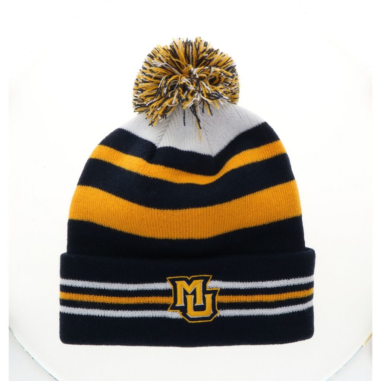 L2 Earn Your Stripes Beanie White/Navy/Gold