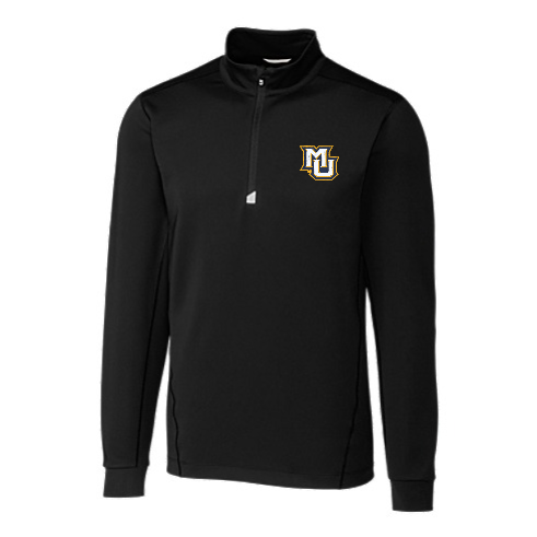 Traverse Stretch Eco Quarter Zip Mens Pullover - Black