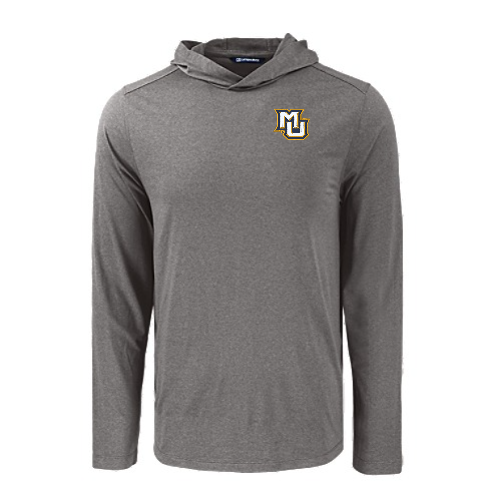 Coastline Epic Comfort Eco Recycled Mens Hooded Shirt - Elemental Grey