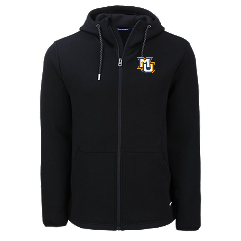 Roam Eco Recycled Full Zip Mens Hooded Jacket - Black