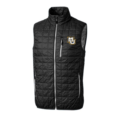 Rainier PrimaLoft Mens Eco Insulated Full Zip Vest - Black
