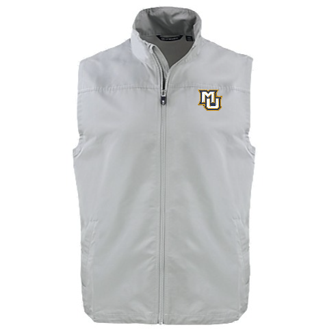 Charter Eco Recycled Mens Full-Zip Vest - Polished White