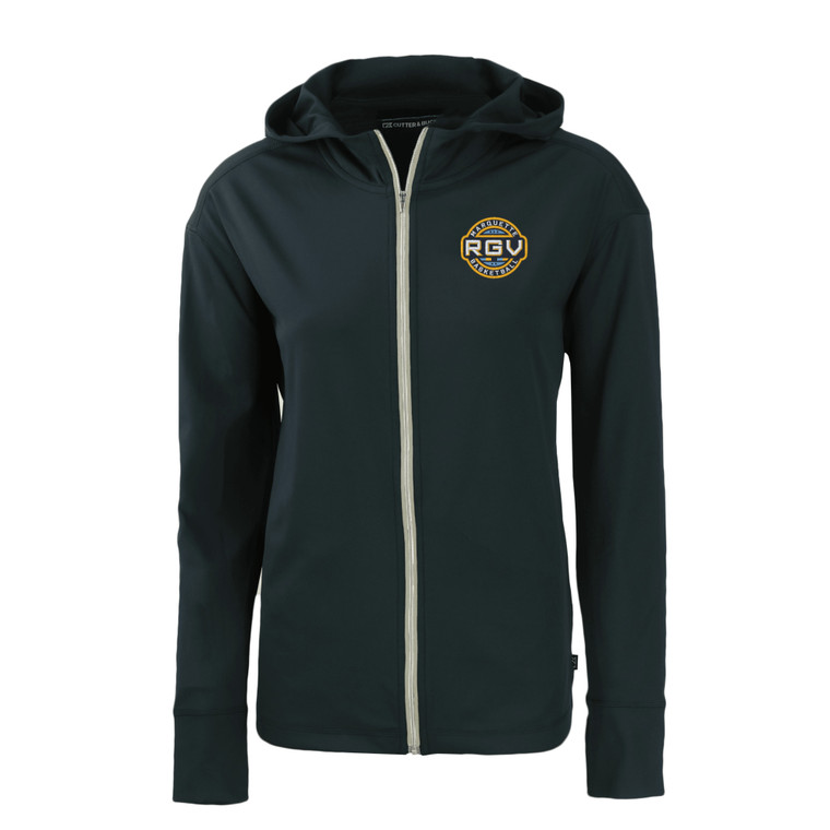 RGV Cutter & Buck Women's Daybreak Eco Recycled Hooded Full-Zip - Navy Blue