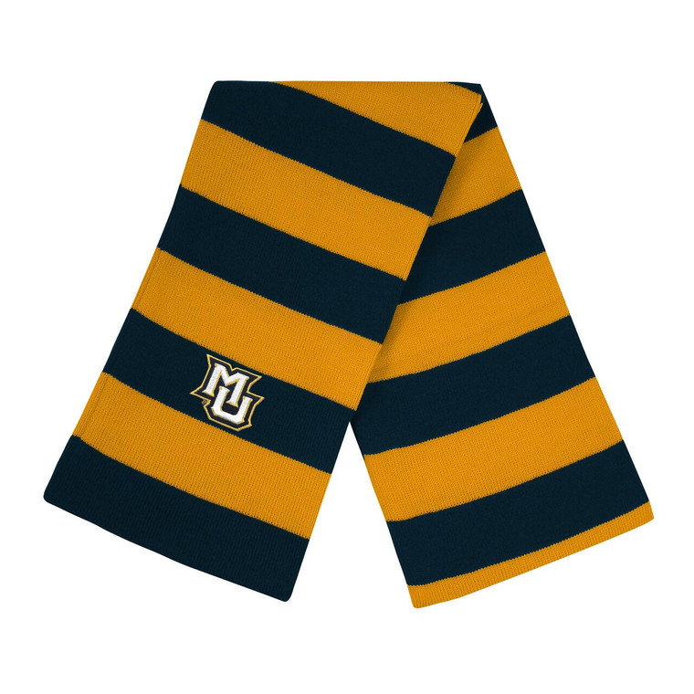 LOGOFIT Rugby Scarf - Navy/Gold