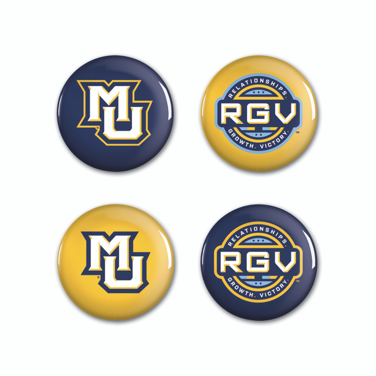 Wincraft RGV 4-Pack Buttons