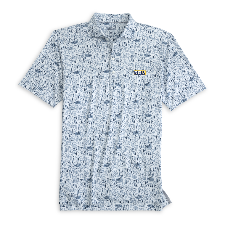Johnnie-O RGV Hoop There It Is Polo - Navy