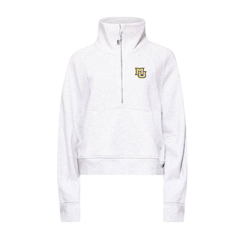 lululemon Scuba OS Funnel 1/2 Zip Long Light Grey