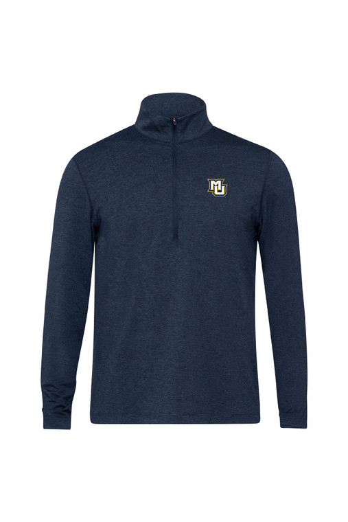 lululemon Soft Jersey Half Zip Heathered Navy