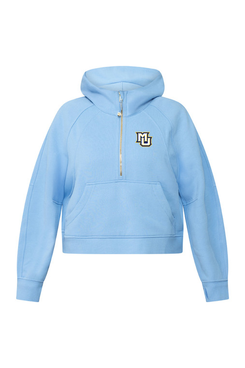 lululemon Women Scuba OZ 1/2 Zip Hood Proud Cloud