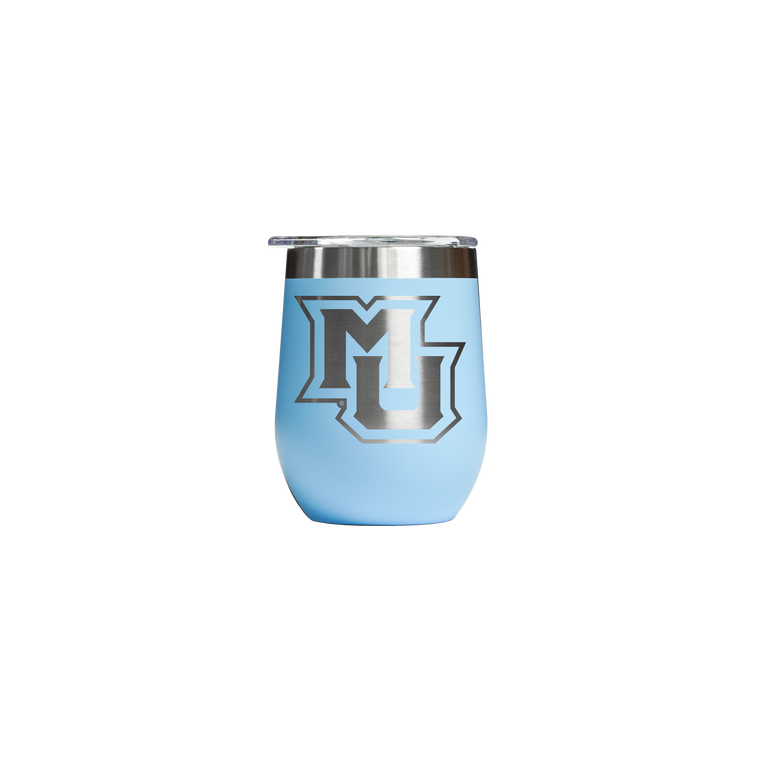 Gametime Sidkicks MU Etched 12oz Tumbler Blue