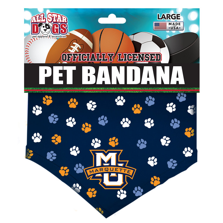 All Star Dogs Paw Print Bandana