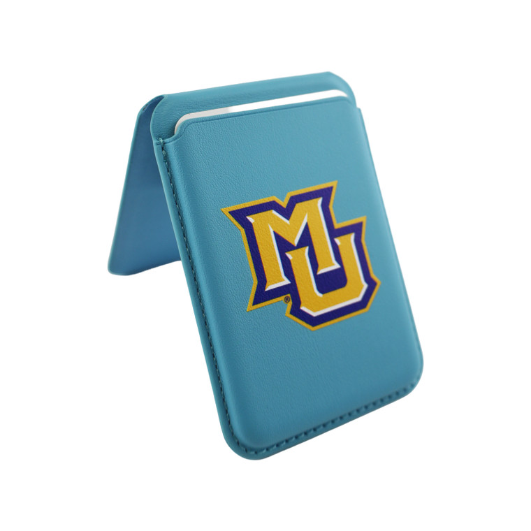 API Magnetic Stand Phone Wallet Blue