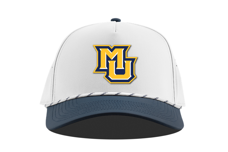 Branded Bills MU Curved 5-Panel Rope Cap White