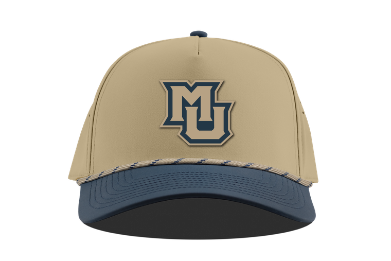 MU Curved 5-Panel Rope Cap Desert/Navy