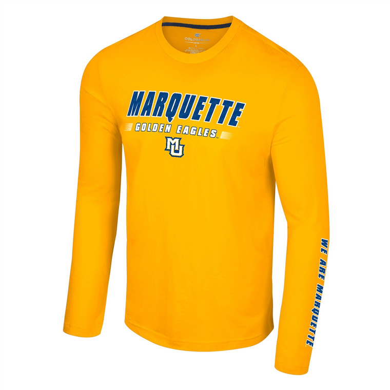 We Are Marquette Long Sleeve T-Shirt Gold