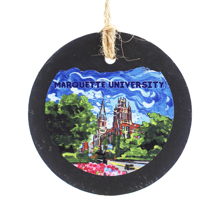 Justin Patten Marquette Hall Ornament