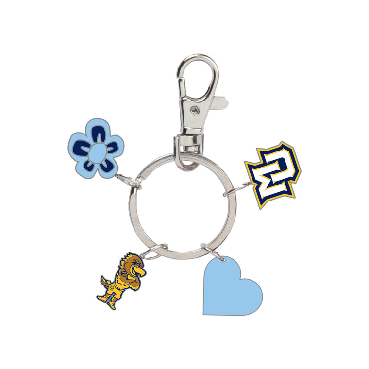 Heart & Flower/MU & Iggy Charm Keytag