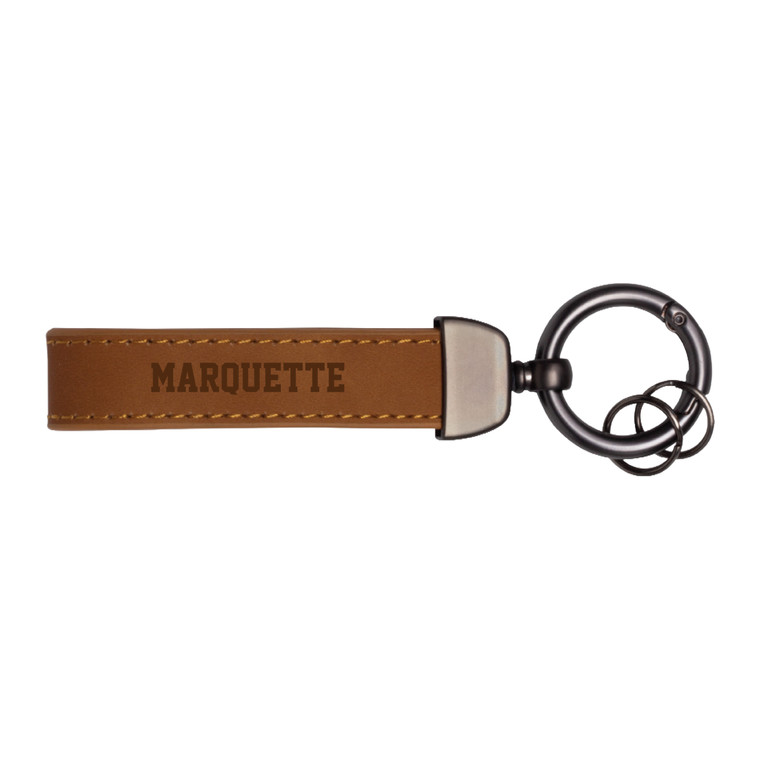 Leather Clip Key Tag