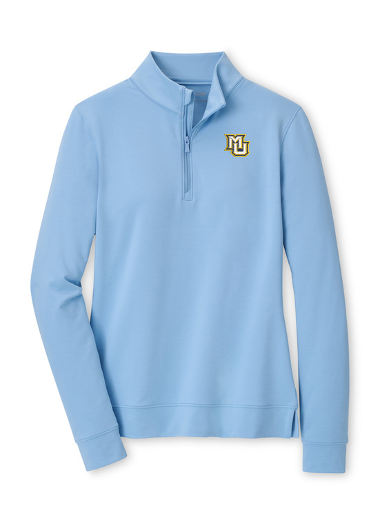 Peter Millar Women's Perth Perfomance 1/4 Zip Blue