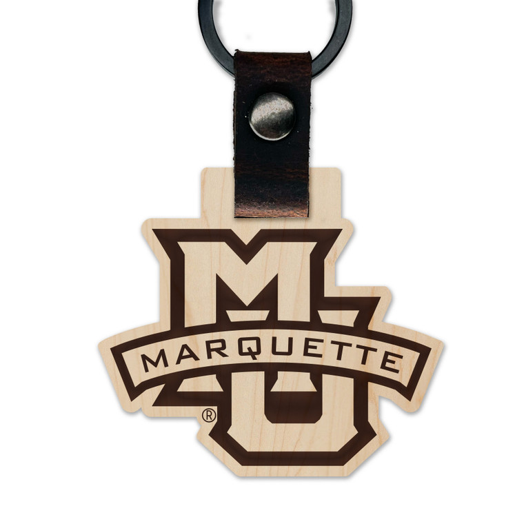 MU/Marq Wood Keyring Maple