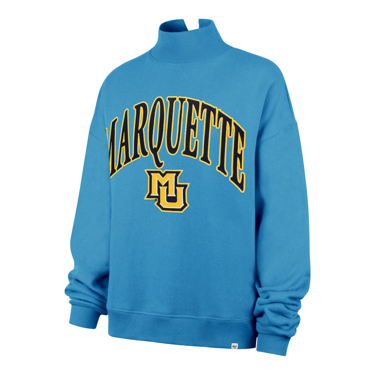 '47 Brand Women's Vantage Mock Neck Glacier Blue