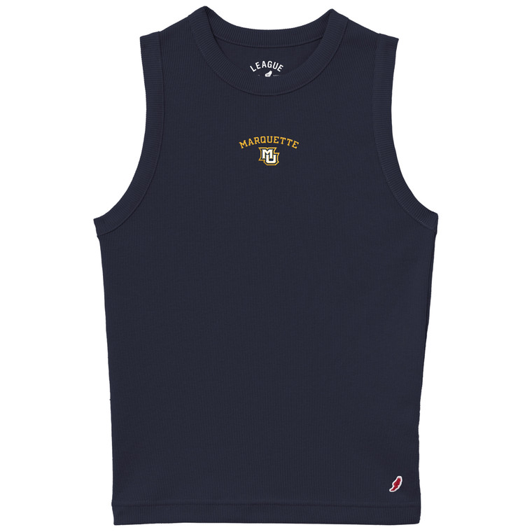 L2 Women's Retro Rib Tank Navy