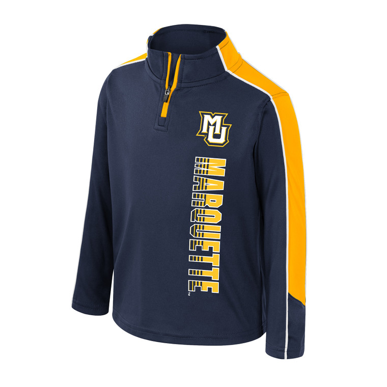 Colosseum Toddler Bandit 1/4 Zip Navy/Gold