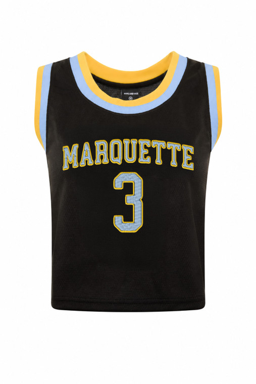Hype & Vice Women's Cropped BB Jersey Black