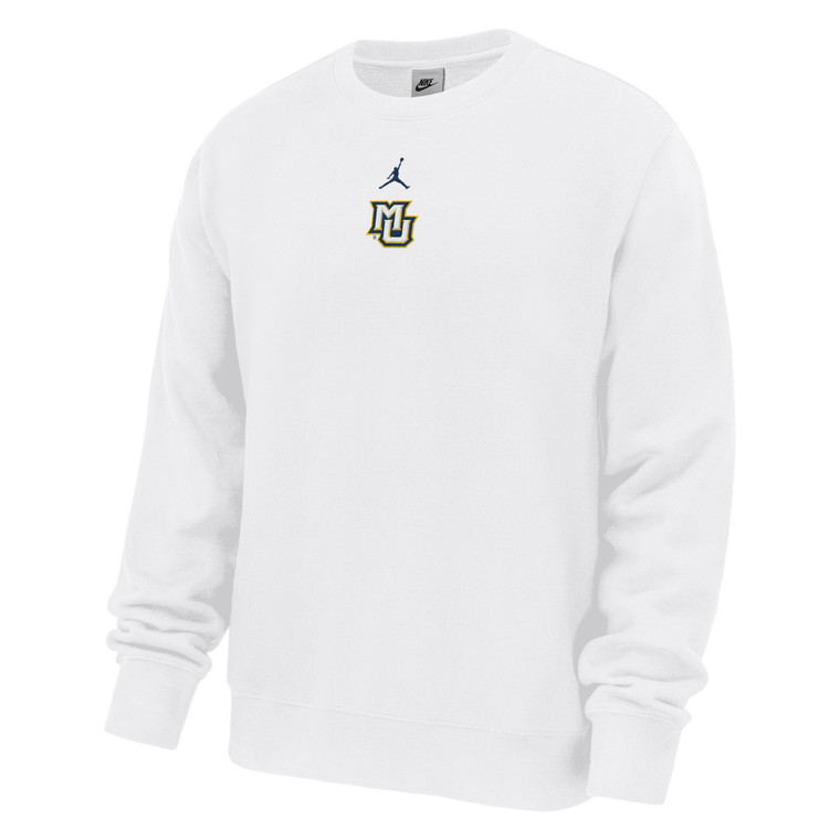 Jordan Embroidered Crew White