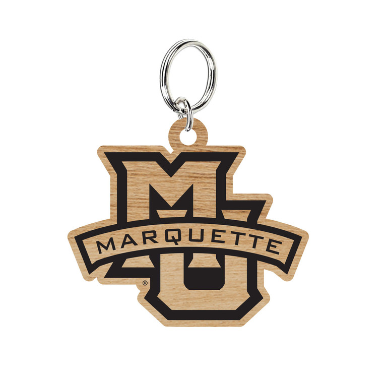 Wood MU Key Chain