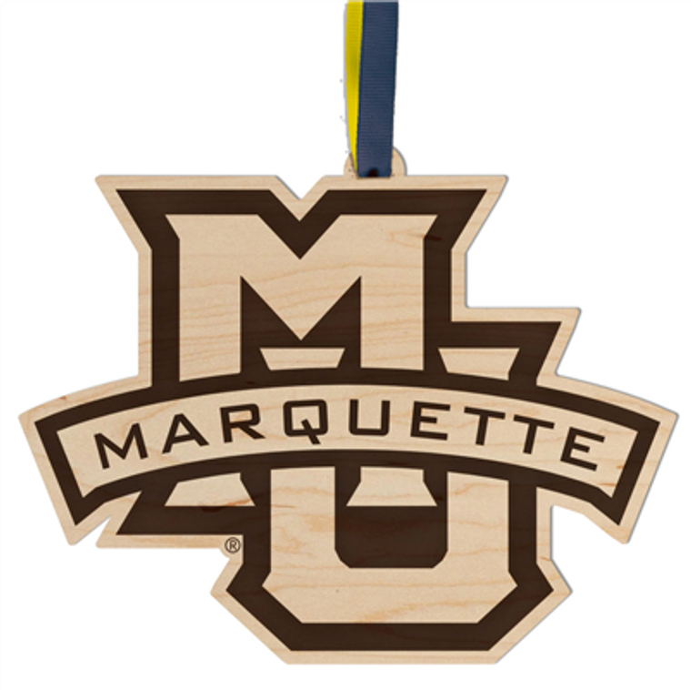 MU Wood Ornament - Maple