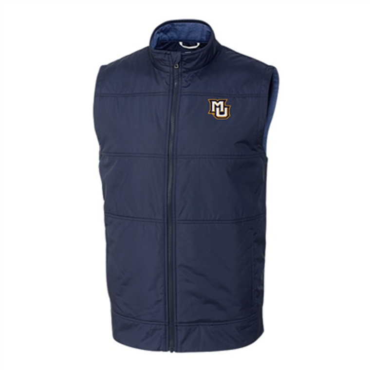 Marquette Stealth Hybrid Quilted Full Zip Vest Liberty Navy