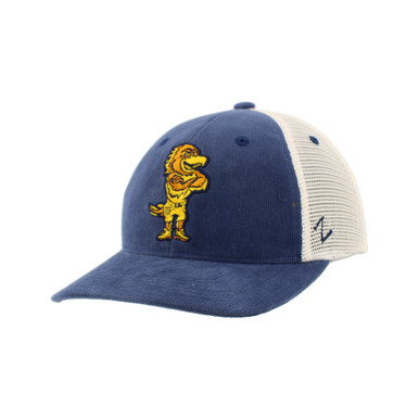 Zephyr Corduroy Iggy Soft Mesh Cap - Navy - MARQUETTE