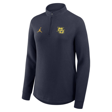 Wm Jordan Victory 1/4 Zip Navy - MARQUETTE UNIVERSITY SPIRIT SHOP